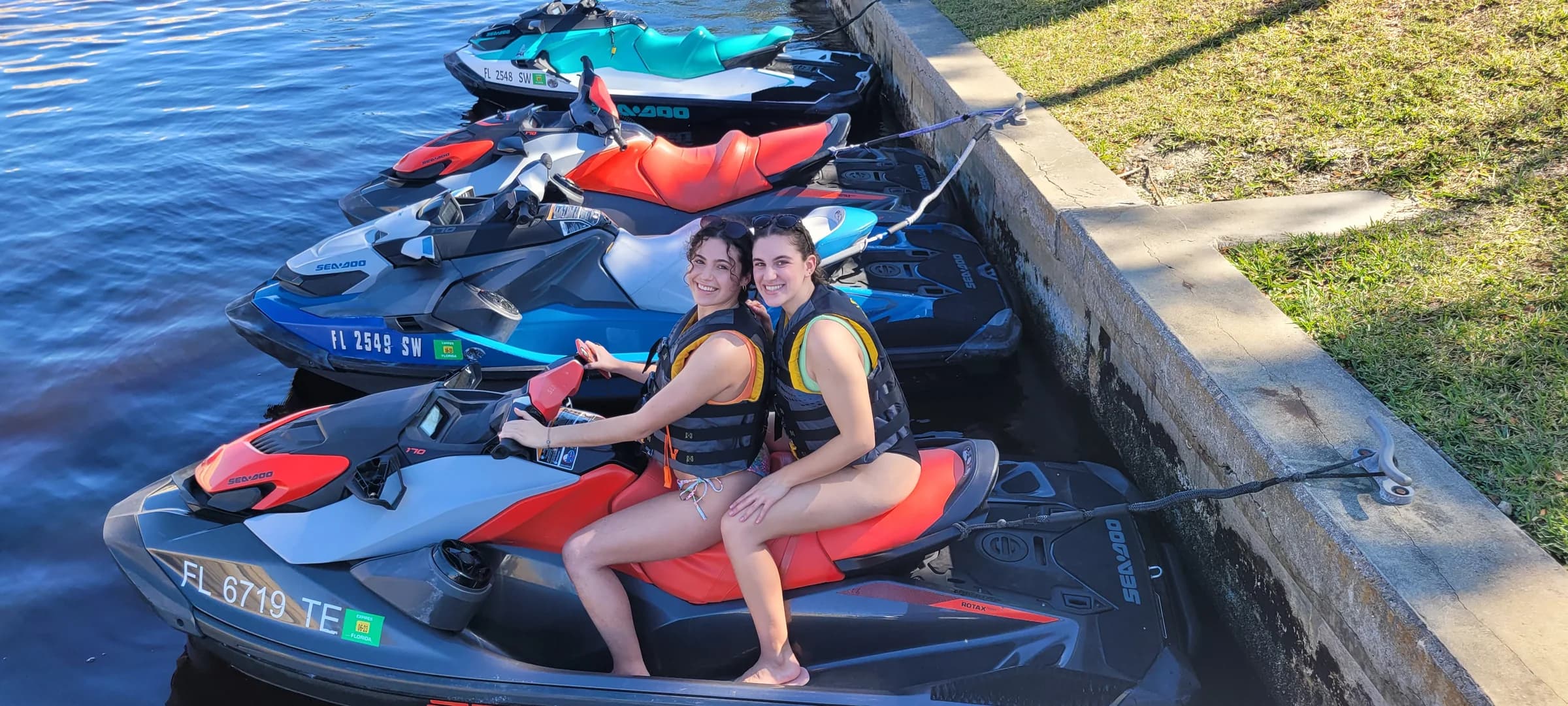 Jet ski available from Nauti Hooker Watersports