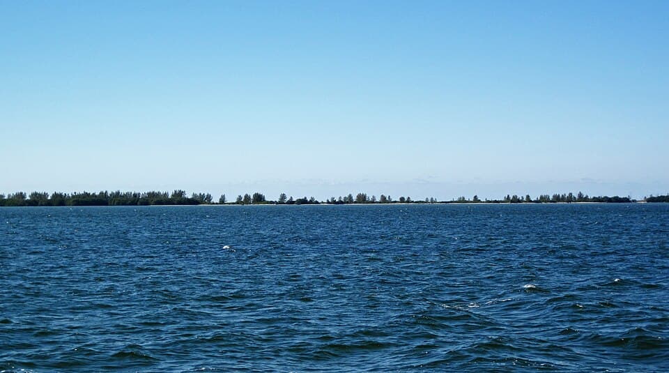 North Captiva Island from Pine Island Sound