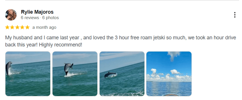 Verified customer review 2