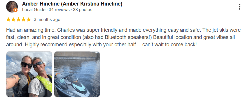 Verified customer review 1